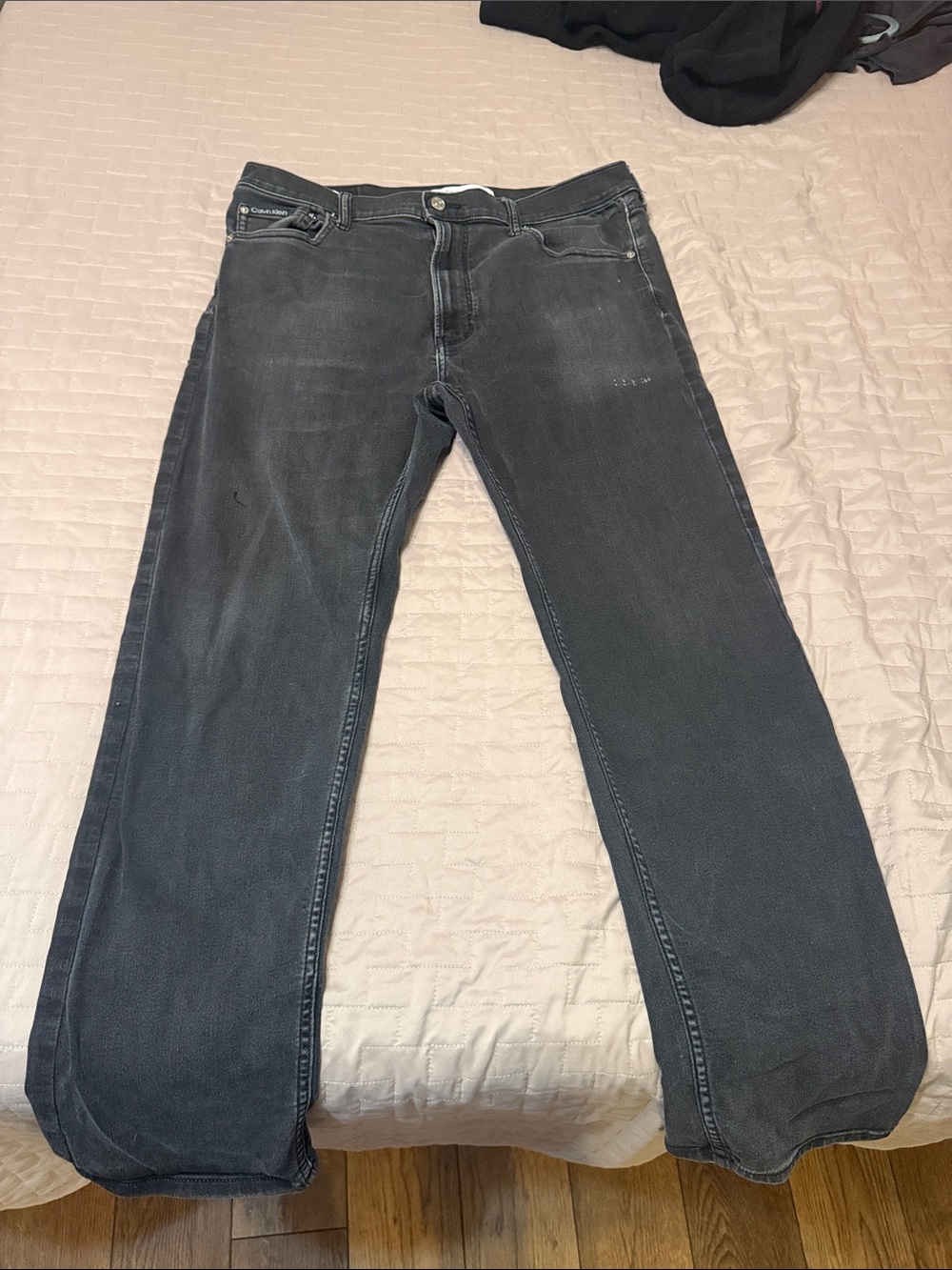 Calvin Klein Jeans Men's Straight Black Denim